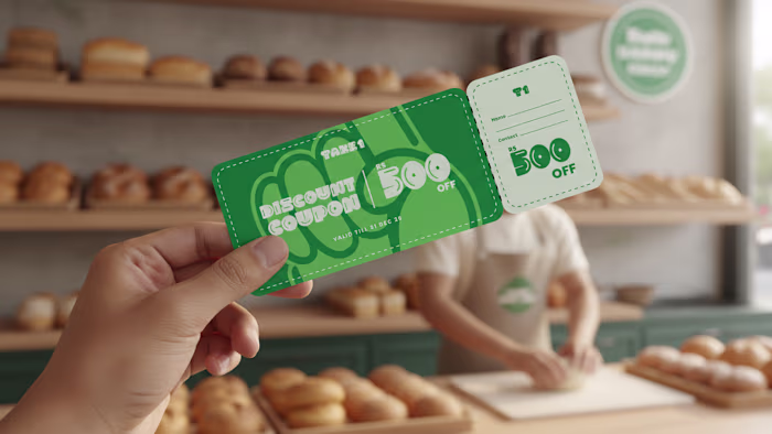 Been working on coupon cards design lately for a local busin...