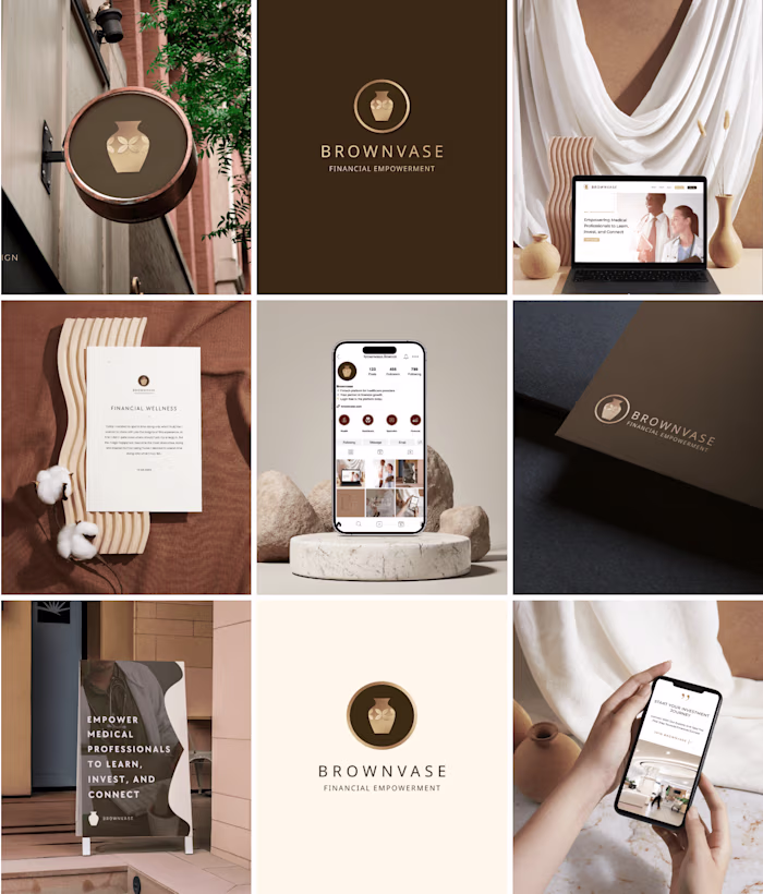 Medical Fintech Startup | Logo, Branding, Website Visual Design 