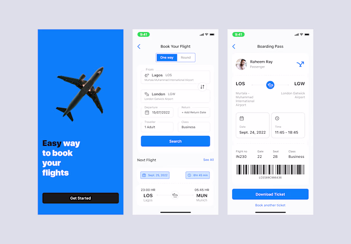 Mobile App Design Explorations
