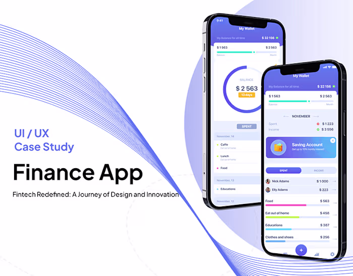 UI/UX Case Study - Finance App