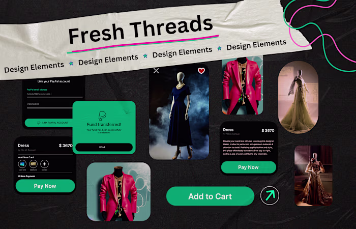 UI/UX Design (Fresh Threads)