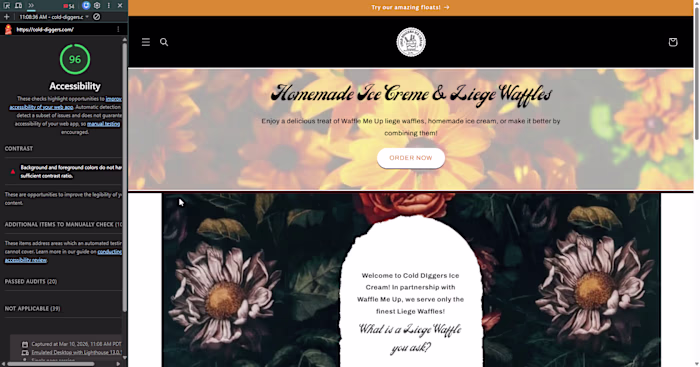 Scaling a Local Favorite: Shopify Development and Accessibility.