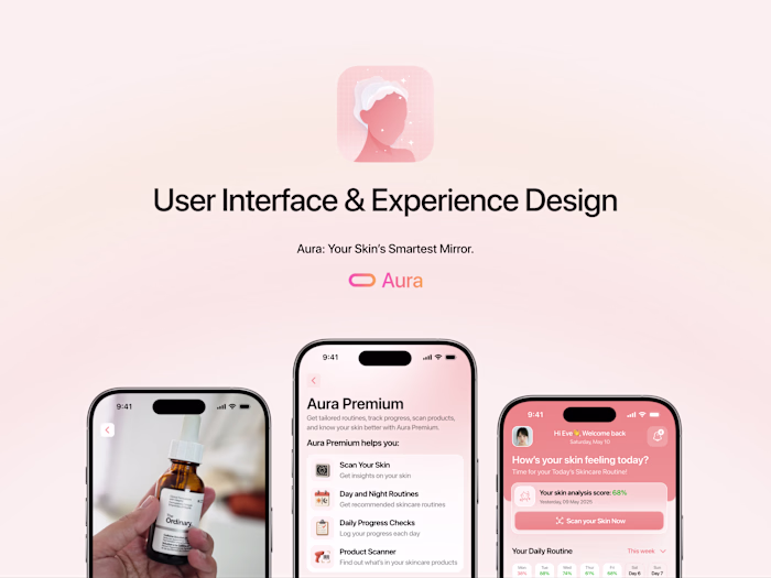 Aura - Mobile App Design + Branding