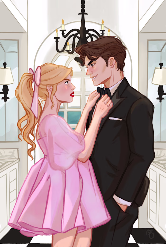 "Heiress Takes All" Pre-order Campaign  Illustration