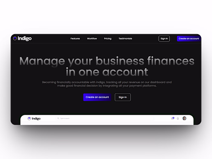 Indigo - Manage your business finance on one platform