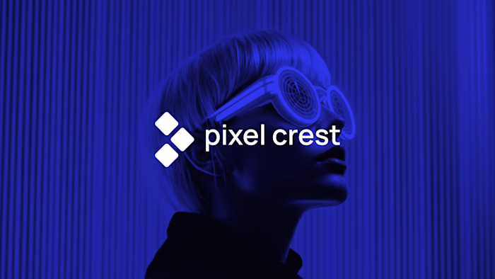 Pixel Crest Logo and branding