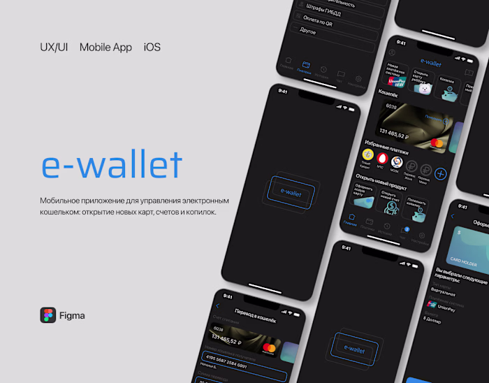 E-Wallet – UX/UI Design for a Mobile Digital Wallet Application
