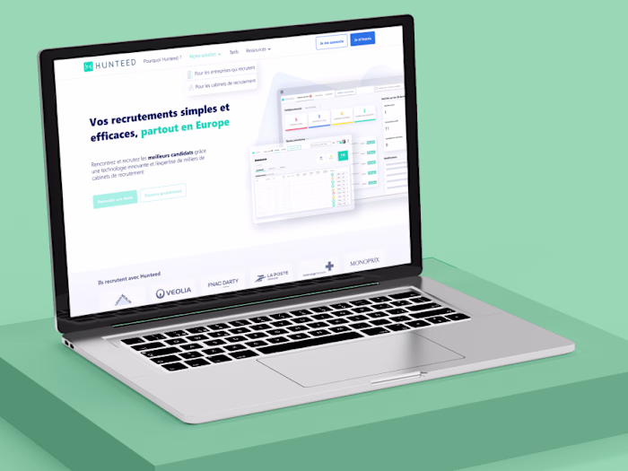 Hunteed Recruitment Platform Redesign