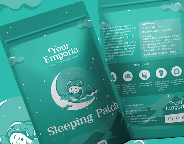 Your Emporia-Wellness Branding & Patch Packaging Design