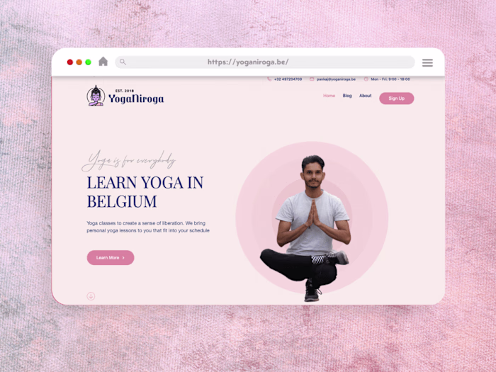 SEO and Website Development for Yoganiroga.be