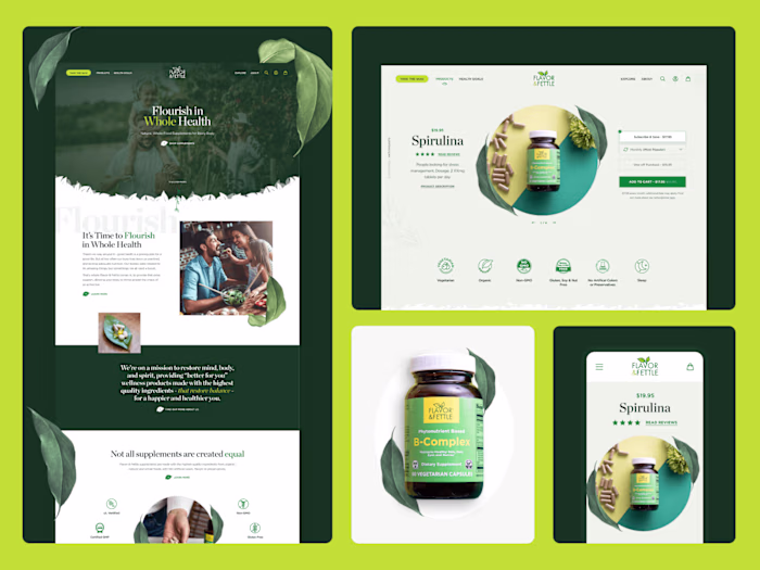 Flavor & Fettle Ecommerce redesign