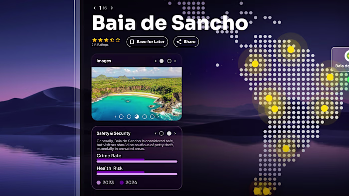 UI & Motion Design 💠 Travel Web App Design