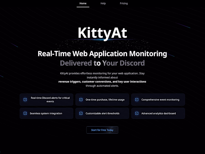 KittyAt: Real-Time Web Application Monitoring