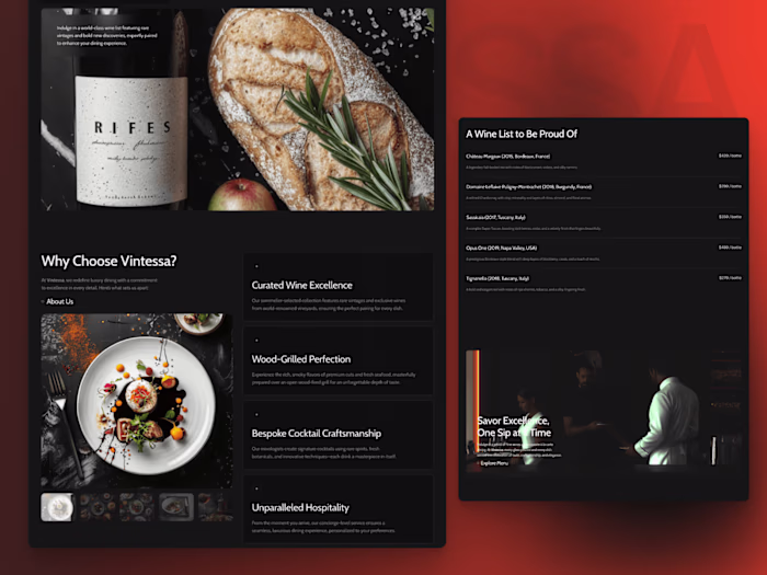 Vintessa - Framer Template 