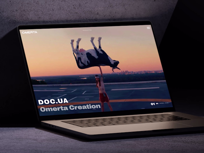 Website / OMERTA — Damn good production gang!