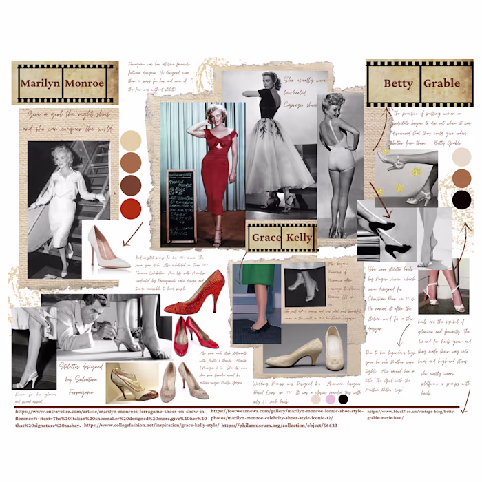 Fashion Research and Mood boards
