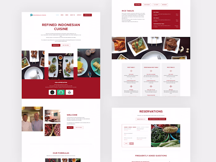 Restaurant Jun: Webflow Website Design + Development
