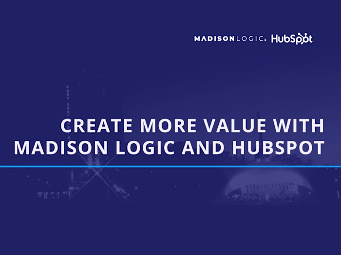 Better Align Sales & Marketing With Hubspot + Madison Logic