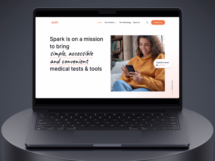 Website Development for Spark Diagnostics