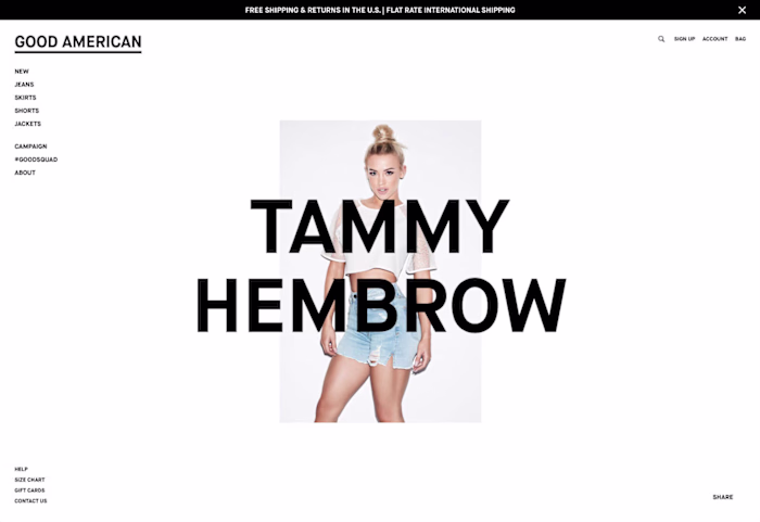 Shopify websites (various)