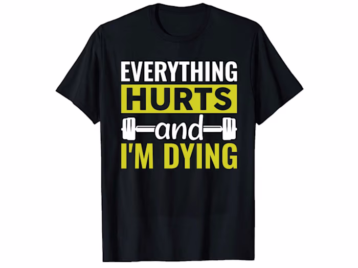 GYM T shirt design