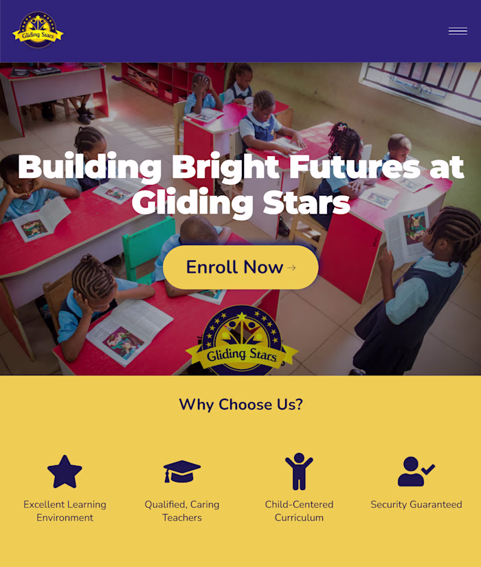 Gliding Stars International School Website