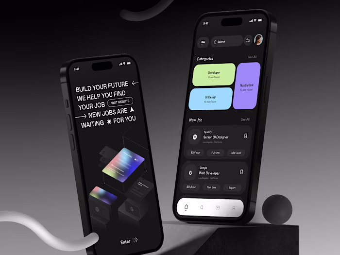 Job Finder Application :: Behance