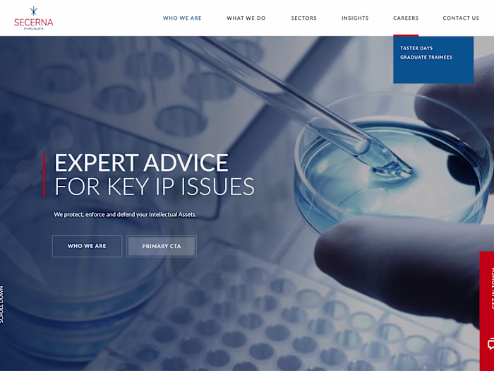 Secerna - UI/UX Design — Jamie Peel