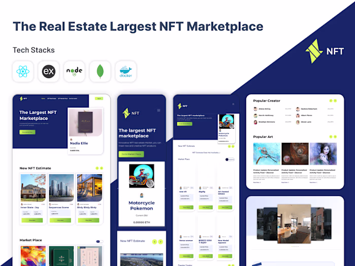 Real Estate - Largest NFT Marketplace
