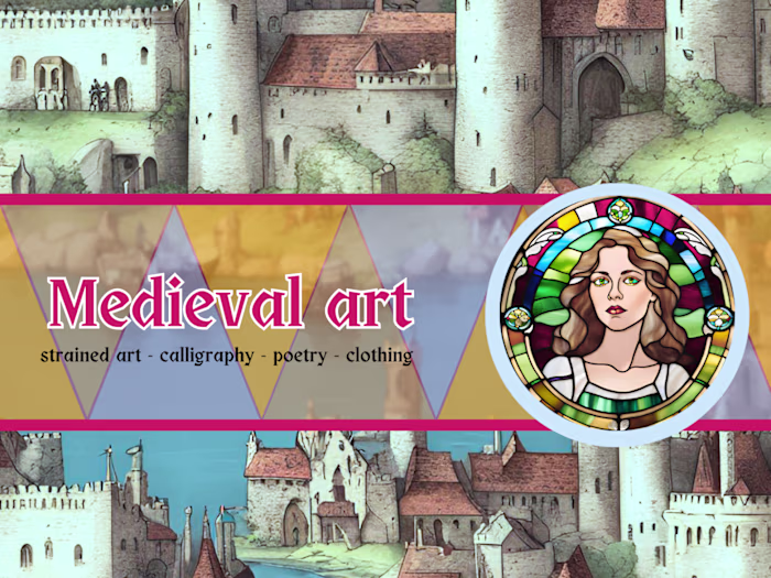 Art & History: Medieval Inspired YouTube Banner Design