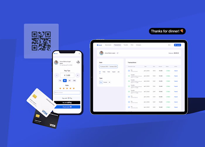 Tip Service Mobile, Web