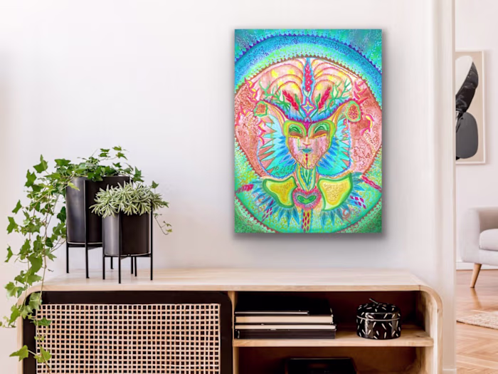 Psychedelic Illustrations for Wellness Retreat