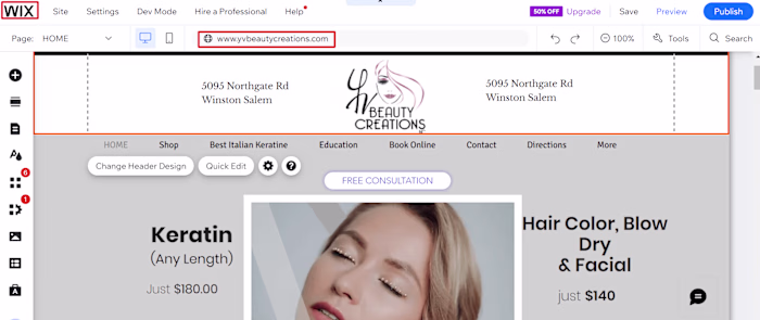 Wix website Redesign and Mobile Friendly Speed Optimize