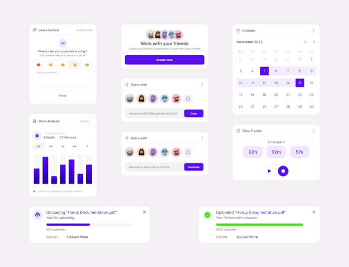 UI Components For Task Management Software
