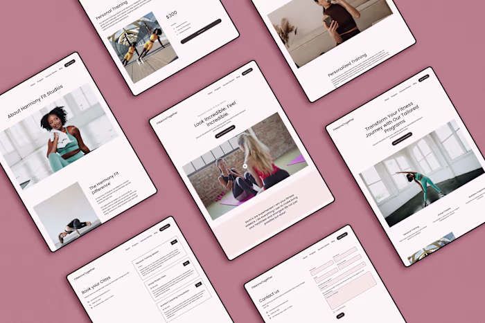 Personal Trainer for Moms Professional Website Design 