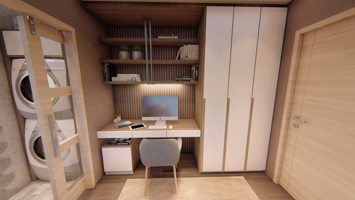 Renovation of Study/Office Room and Laundry Space :: Behance