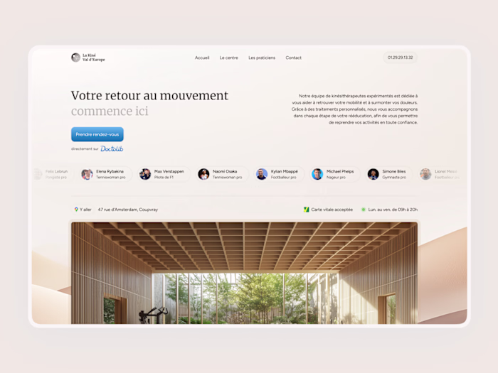 Premium Physiotherapy Landing Page