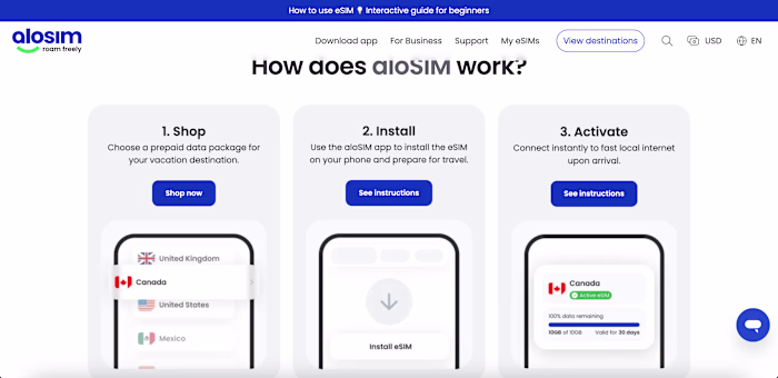 eSIM Platform Development for Alosim