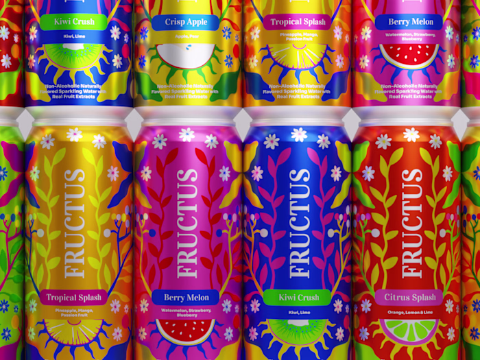 Fructus Fizzy Drink | Visual identity