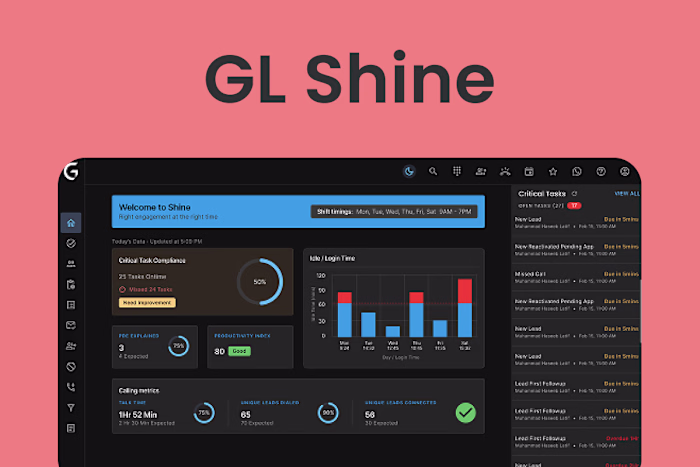 GL Shine Sales Performance and SOP Compliance Alignment