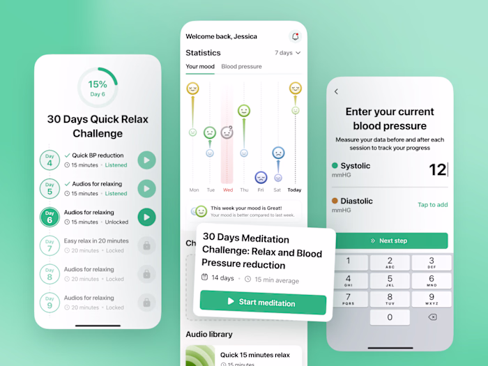 UI/UX Design for Wellness App