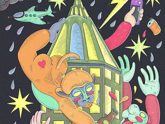 Monkeys' Bar | Interior Artwork