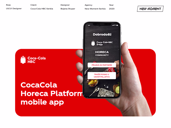 CocaCola Horeca Platform mobile app