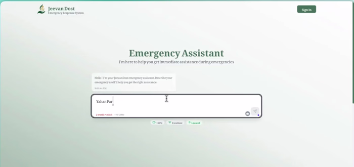 Jeevan Dost — Emergency Assistant