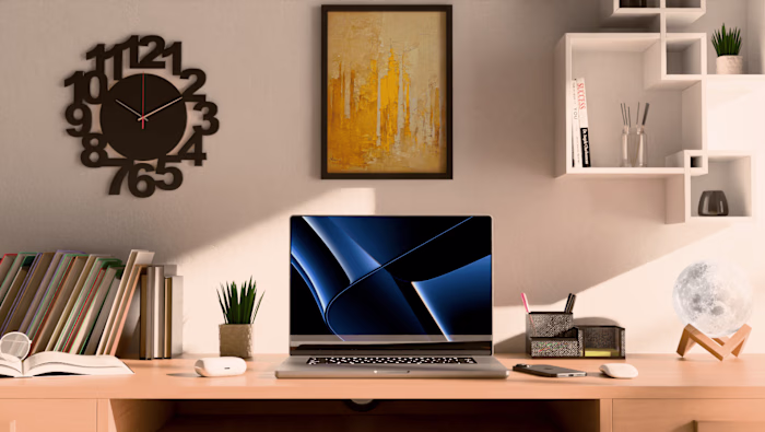 MacBook Opening 3D Animation Project.