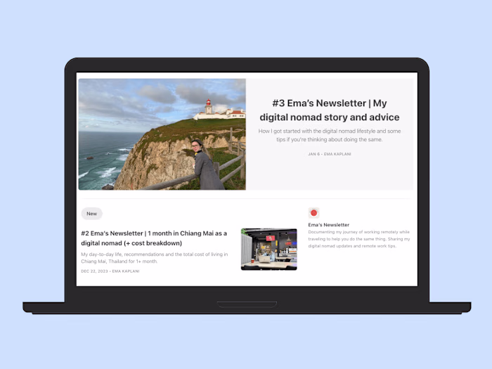 Newsletter | Digital Nomad Newsletter on Substack