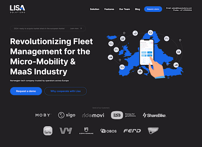 Lisa Solutions: UI/UX & Webflow Transformation