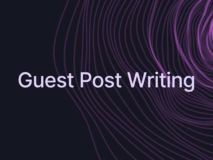 Guest Post Writing