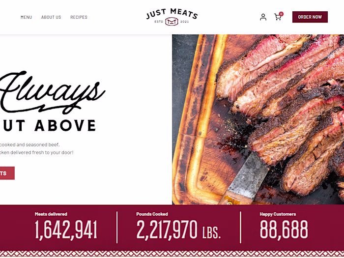 Shopify website revamp