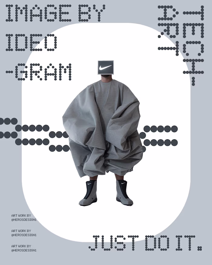 Nike art poster design.